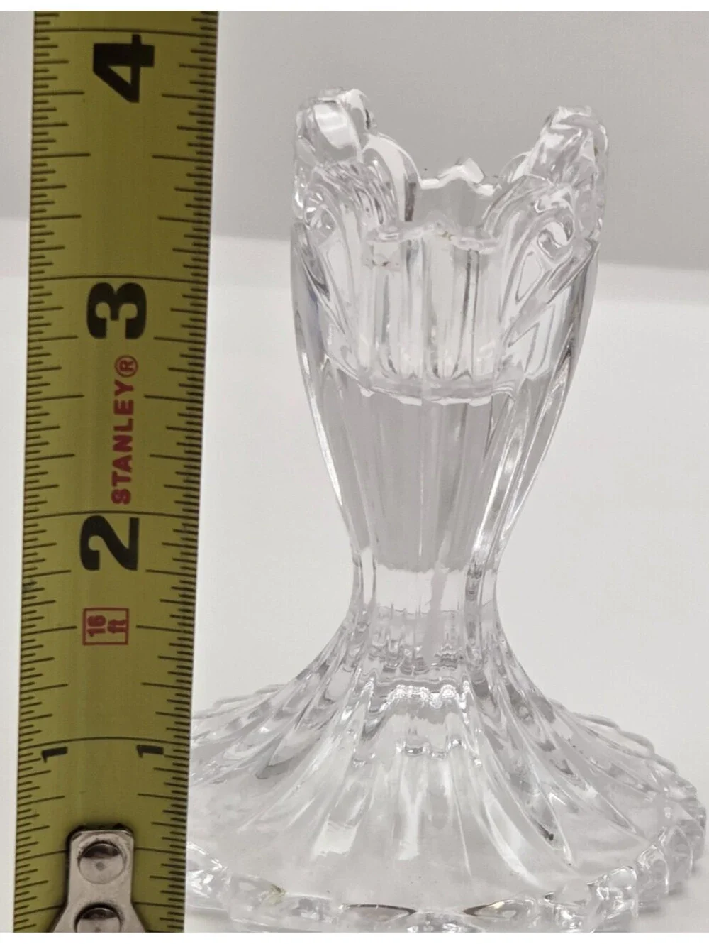 Oneida Crystal Console Candlesticks Augustina 3.5